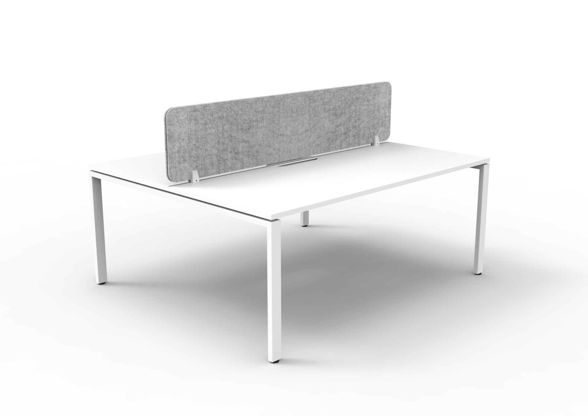 Helix Profile Back to Back 2 Person Workstation With Eco Screen