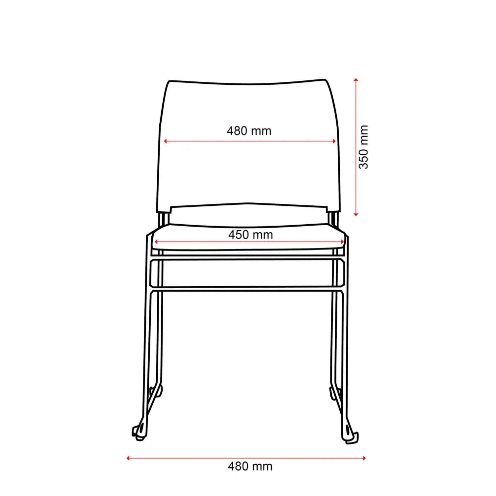 Buro Maxim Sled Visitor Chair