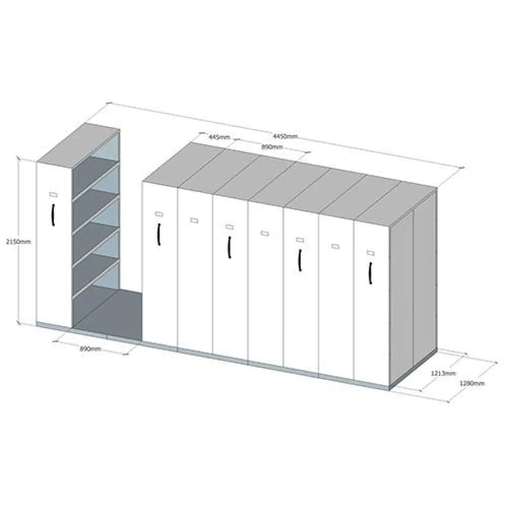 Compactus 8 Bay 1280W