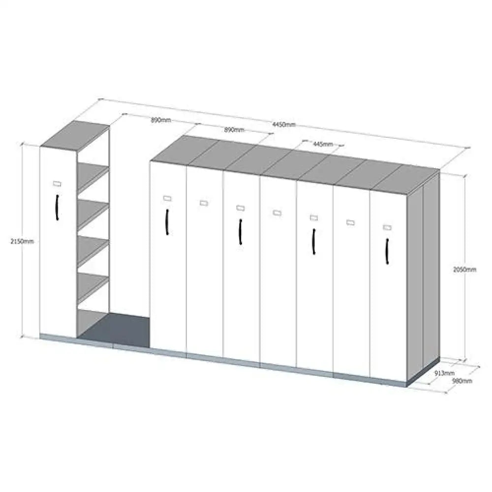 Compactus 8 Bay 980W
