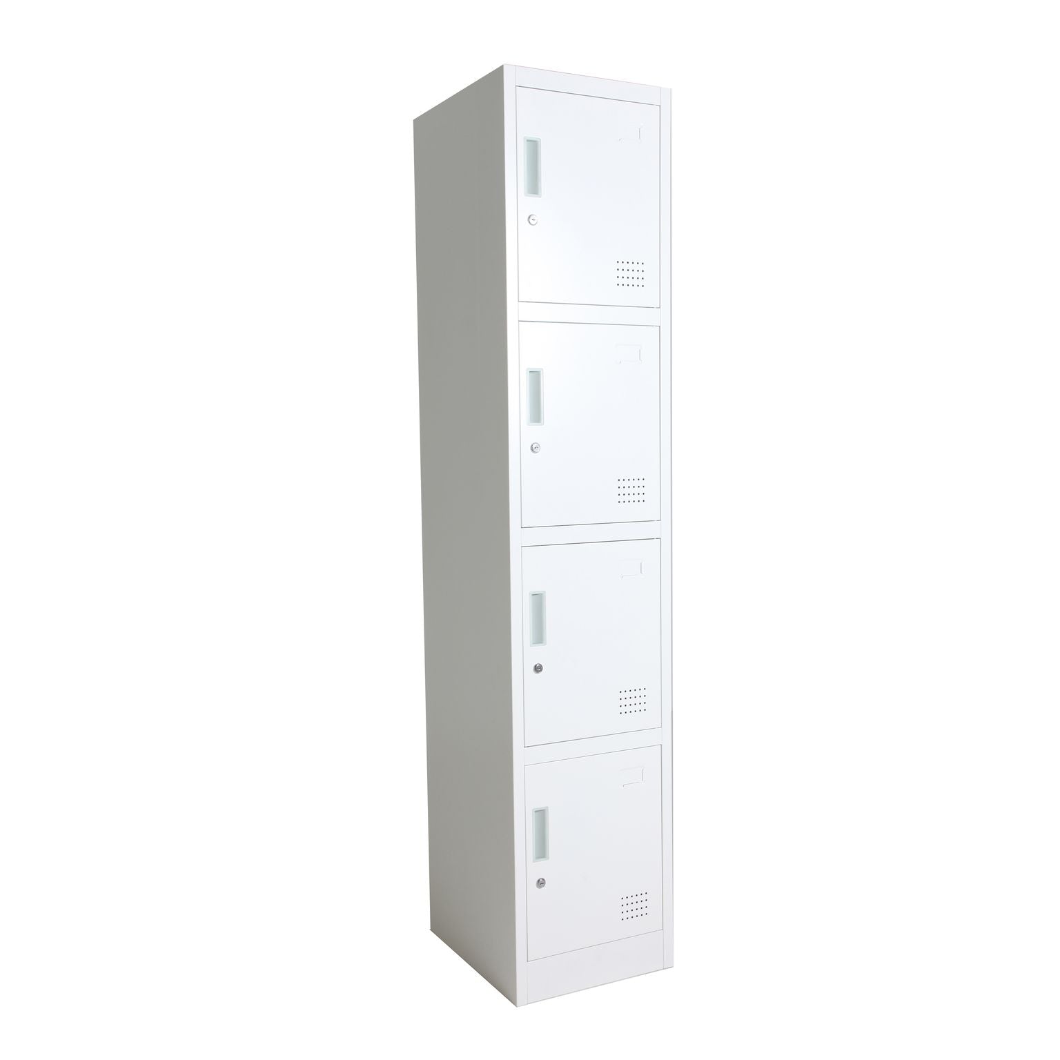Enduro Four Door Locker White - Storage Cabinets & Lockers - Mclernons Business Base