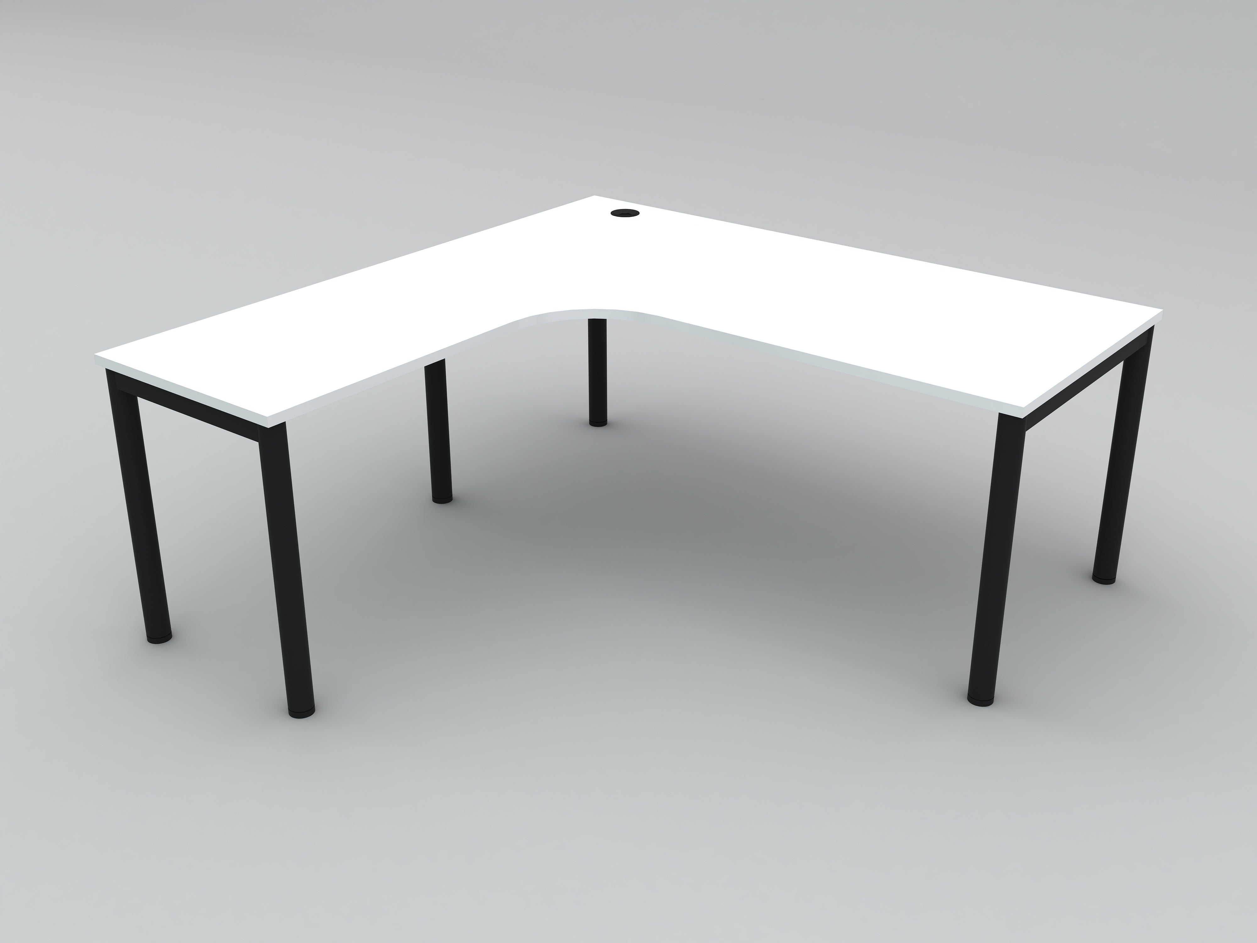 Halo Corner Workstation 1500 - Office Furniture - Mclernons Business Base