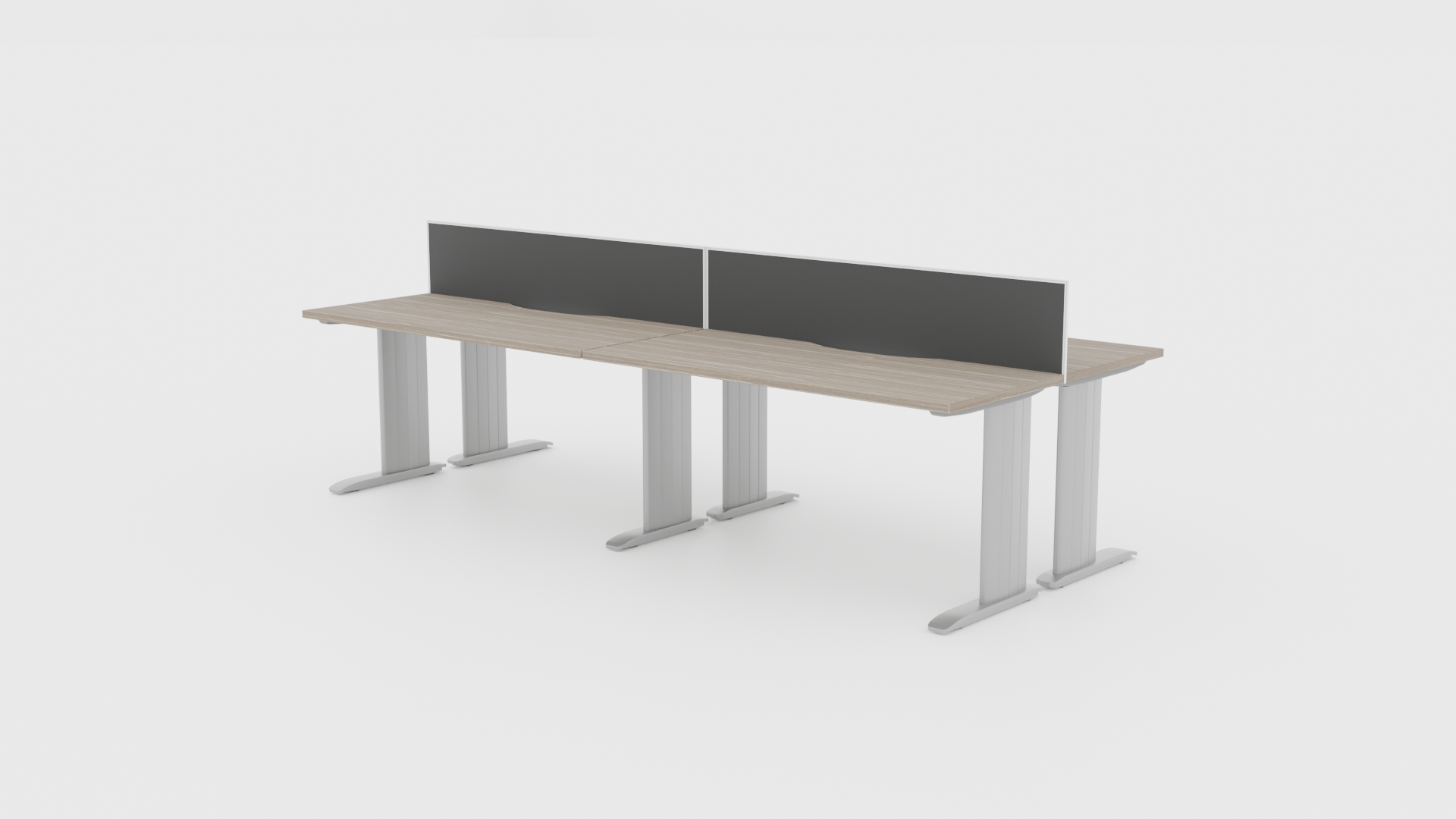 Industry Desk 4 Pod 1800 Back to - Office Furniture - Mclernons Business Base