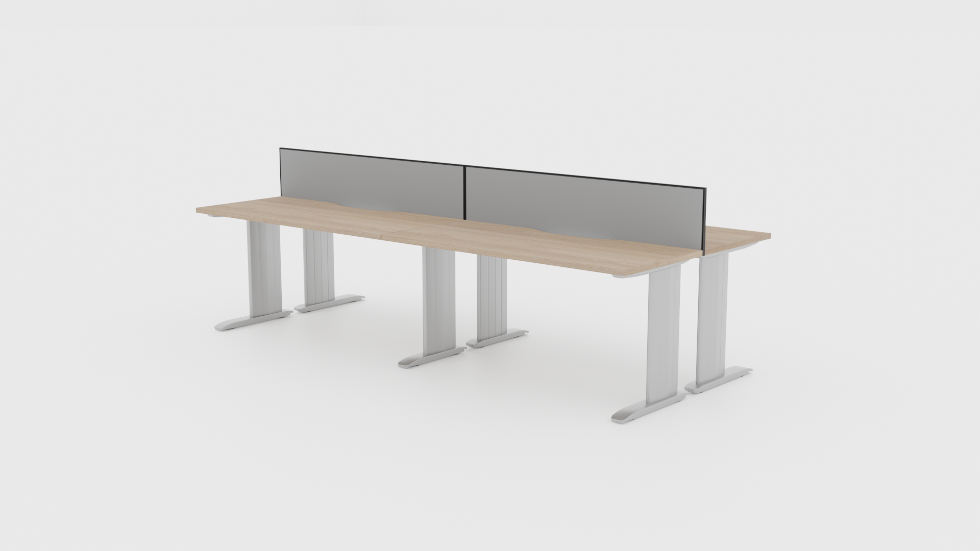 Industry Desk 4 Pod 1800 Back to - Office Furniture - Mclernons Business Base
