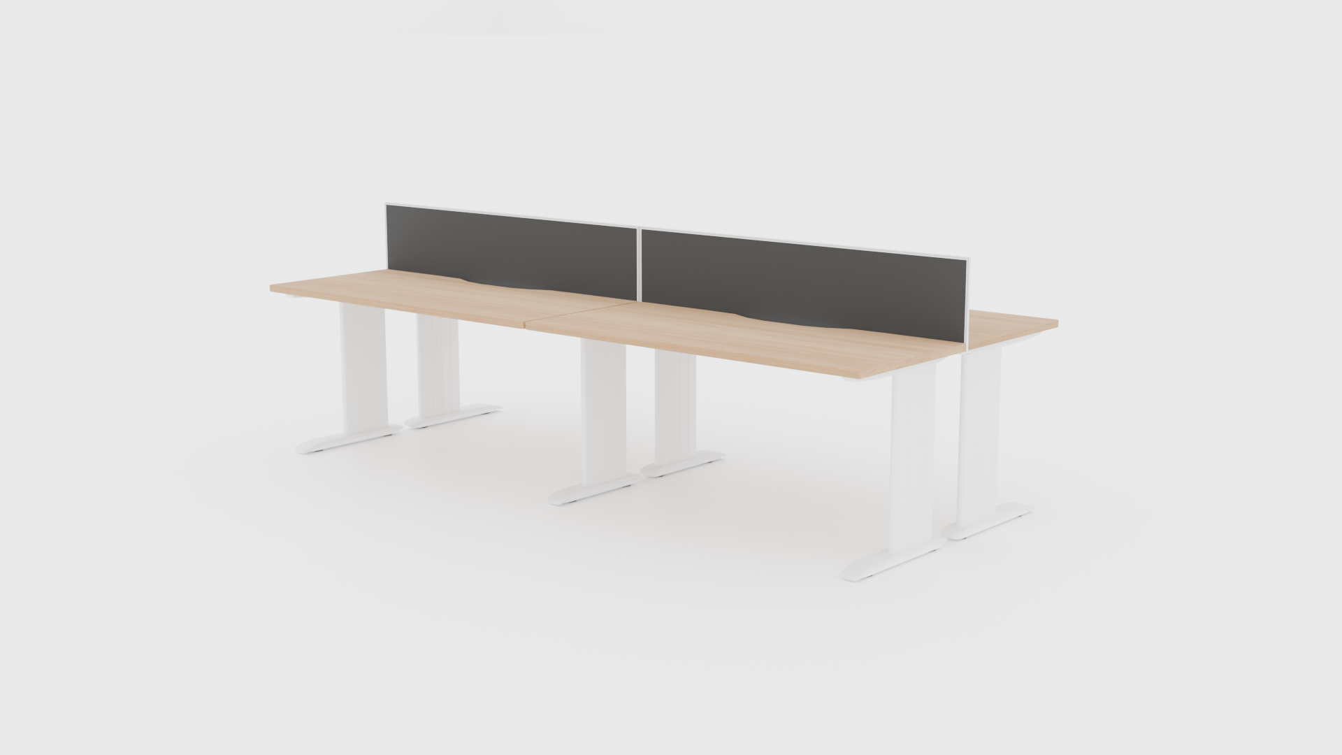 Industry Desk 4 Pod 1800 Back to - Office Furniture - Mclernons Business Base