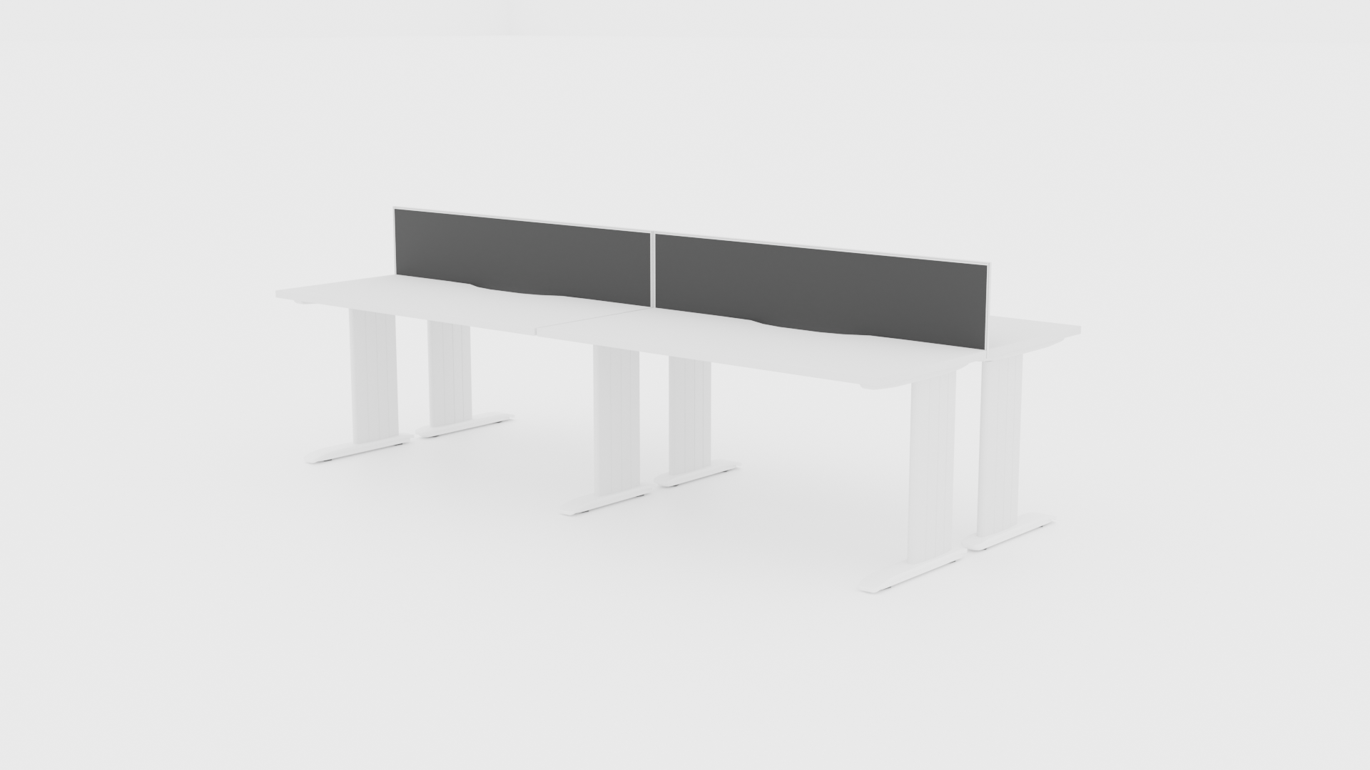Industry Desk 4 Pod 1800 Back to - Office Furniture - Mclernons Business Base