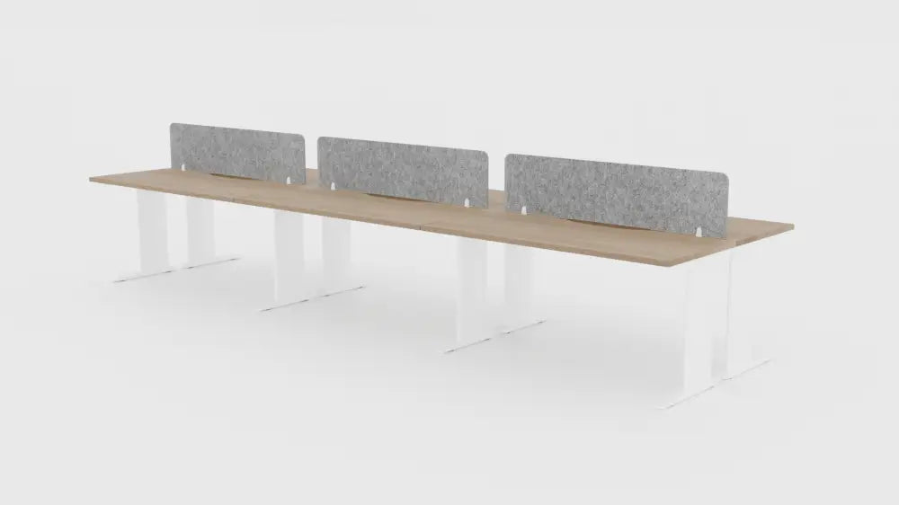 Industry Desk 6 Pod 1500 Back to - Office Furniture - Mclernons Business Base