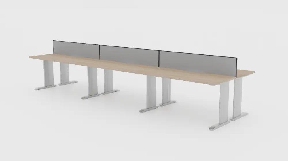 Industry Desk 6 Pod 1500 Back to - Office Furniture - Mclernons Business Base