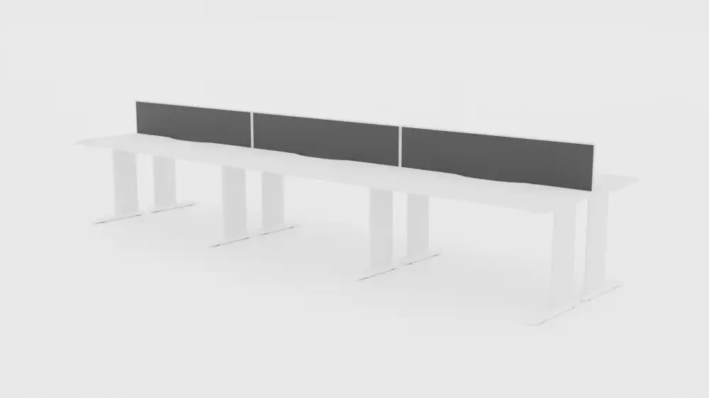 Industry Desk 6 Pod 1500 Back to - Office Furniture - Mclernons Business Base