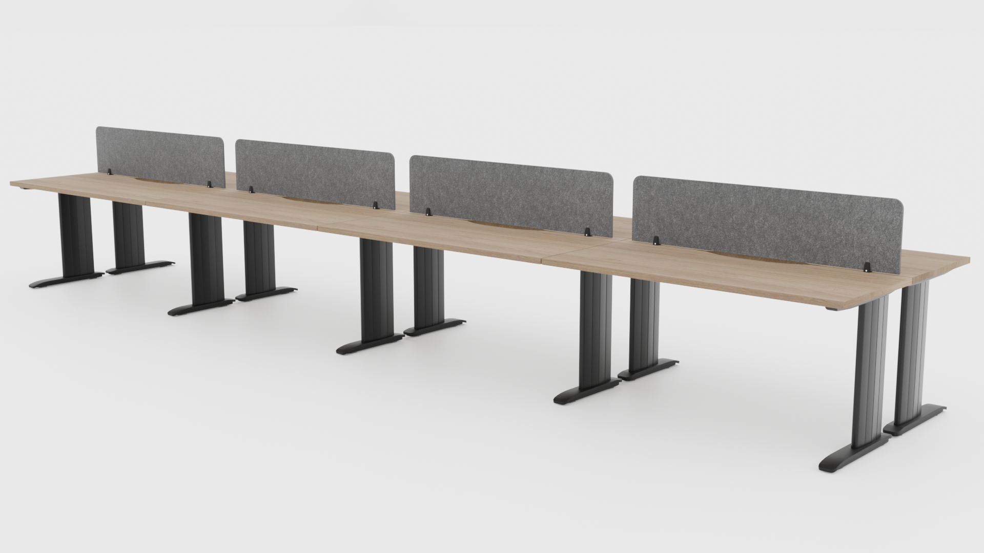 Industry Desk 8 Pod 1800 Back to - Office Furniture - Mclernons Business Base