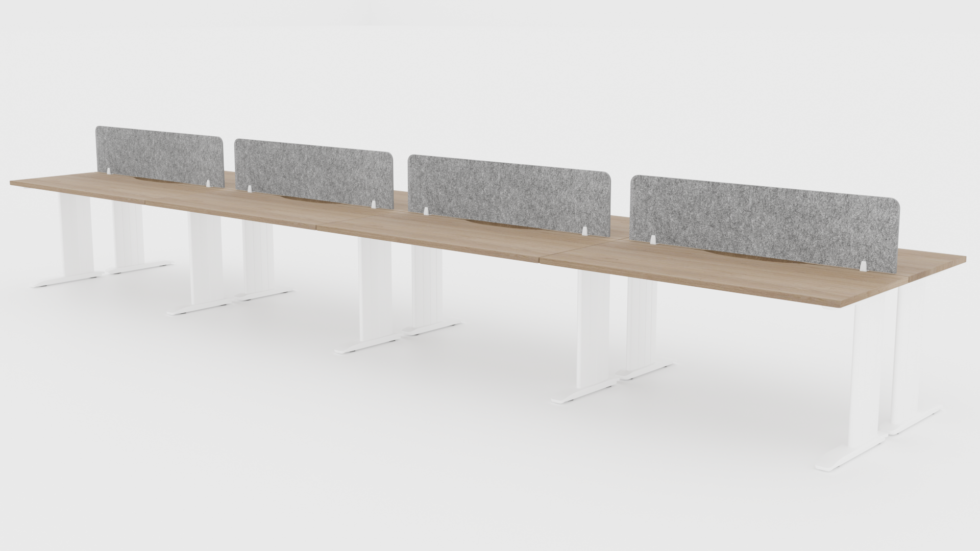 Industry Desk 8 Pod 1800 Back to - Office Furniture - Mclernons Business Base