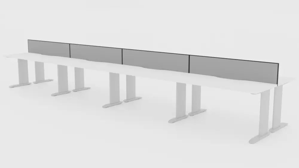 Industry Desk 8 Pod 1800 Back to - Office Furniture - Mclernons Business Base