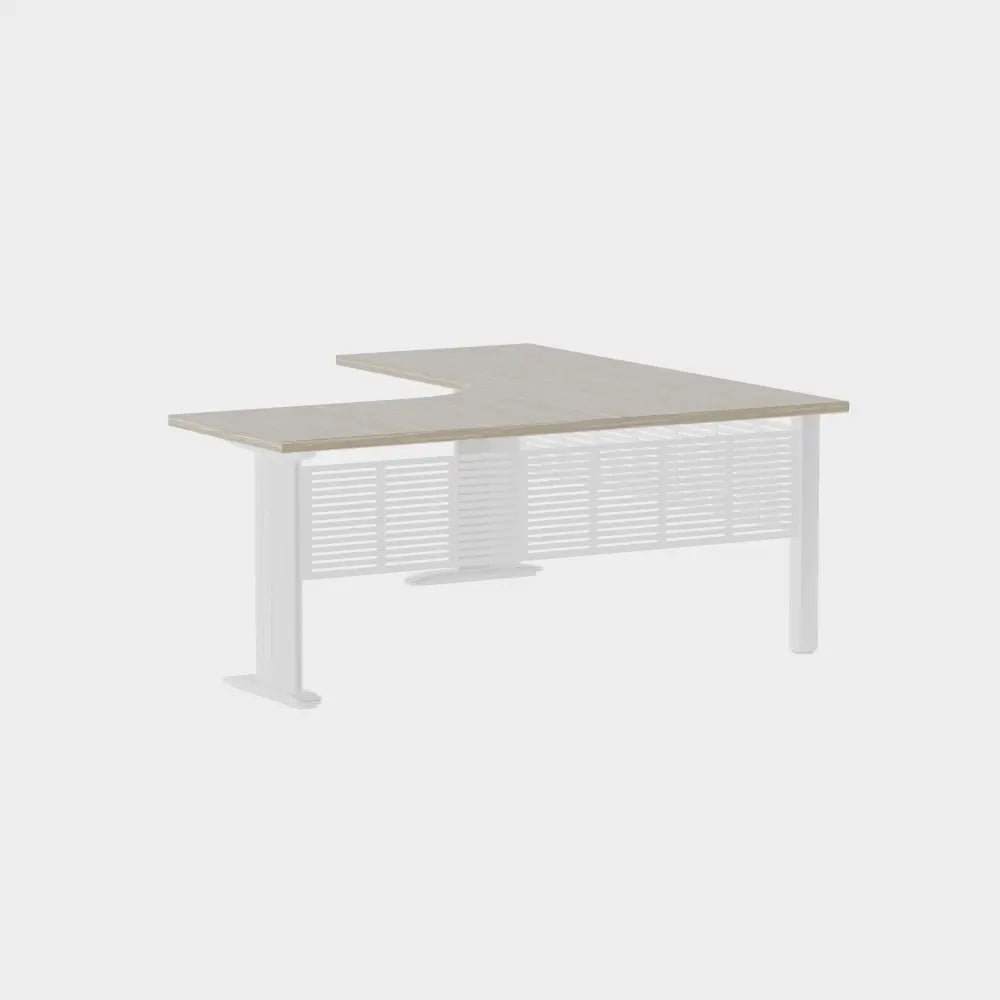 Industry Workstation 1800 with Modesty Panel - Office Furniture - Mclernons Business Base