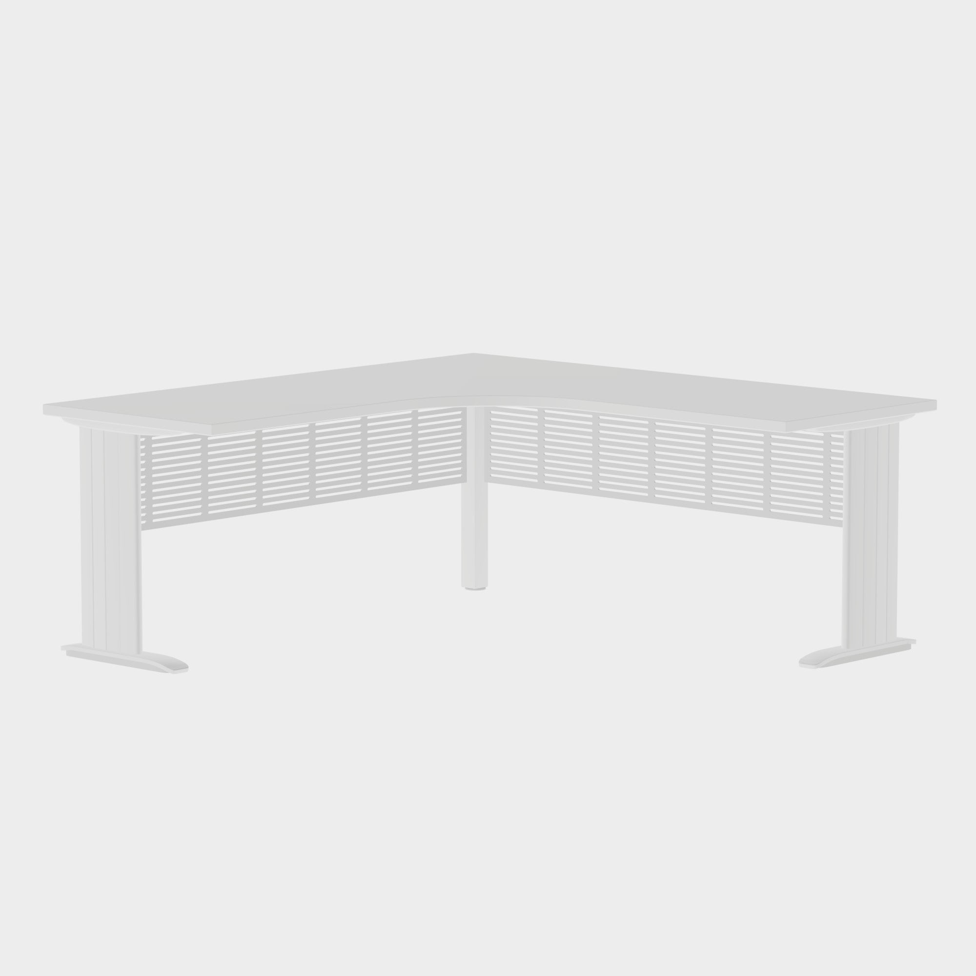 Industry Workstation 1800 with Modesty Panel - Office Furniture - Mclernons Business Base