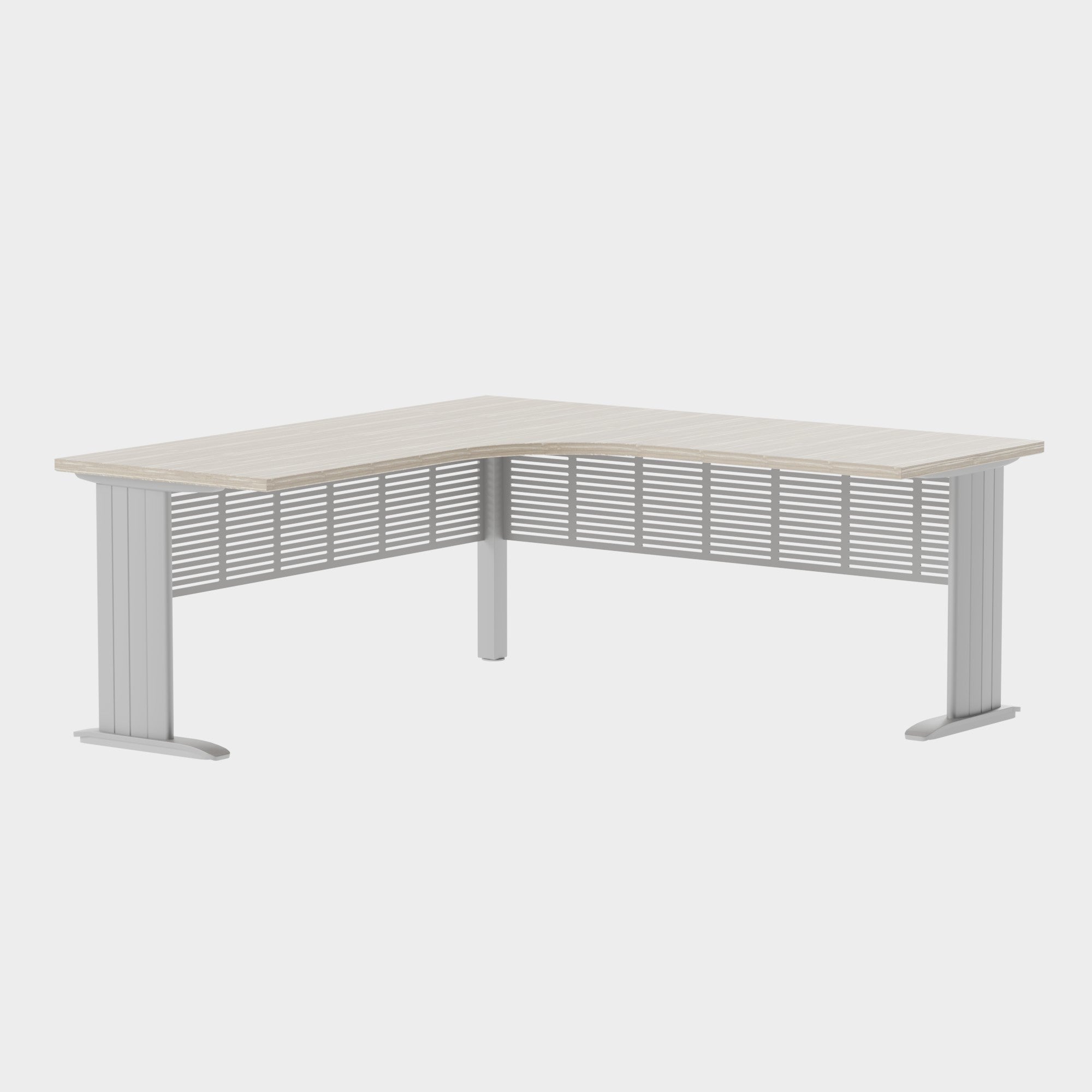Industry Workstation 1800 with Modesty Panel - Office Furniture - Mclernons Business Base