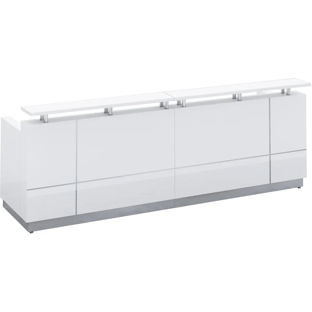 Logic Reception Counter White