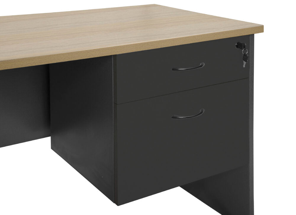 Matrix Fixed Pedestal 1 Pen & File Drawer - Office Furniture - Mclernons Business Base