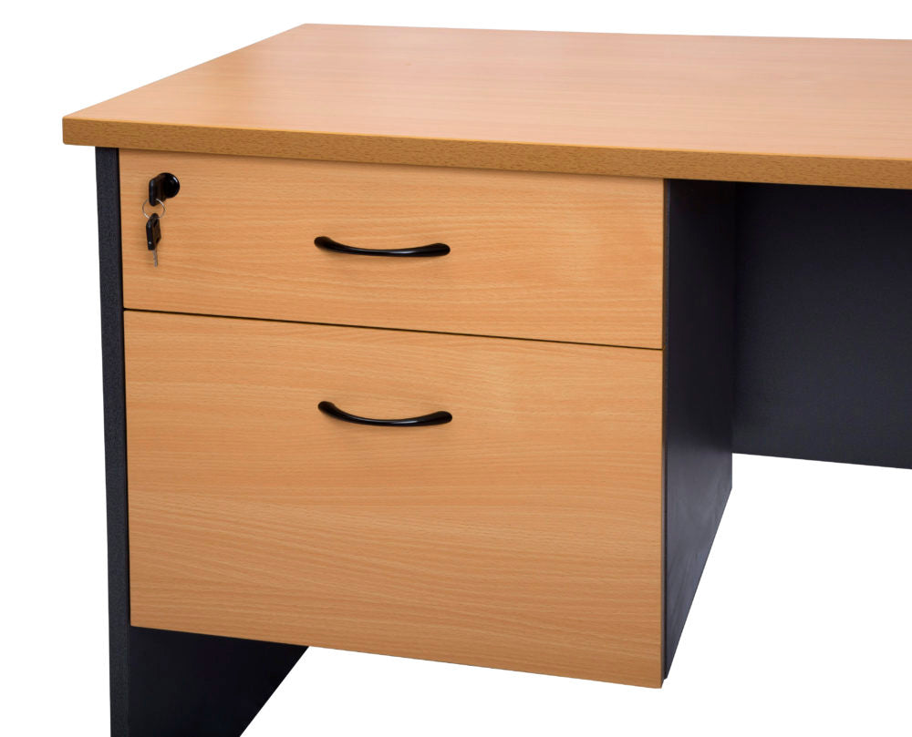 Matrix Fixed Pedestal 1 Pen & File Drawer - Office Furniture - Mclernons Business Base