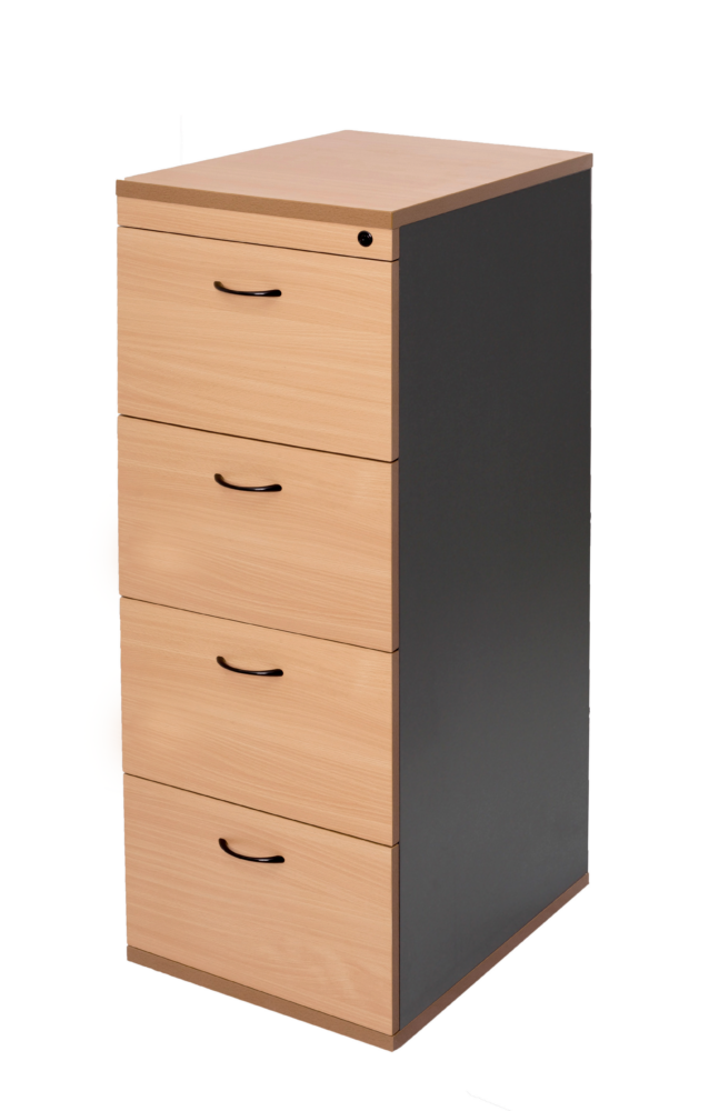 Matrix Four Drawer Filing Cabinet - Office Furniture - Mclernons Business Base