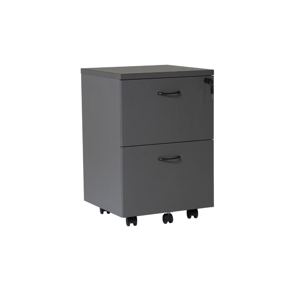 Matrix Mobile Pedestal 2 File Drawers - Office Furniture - Mclernons Business Base