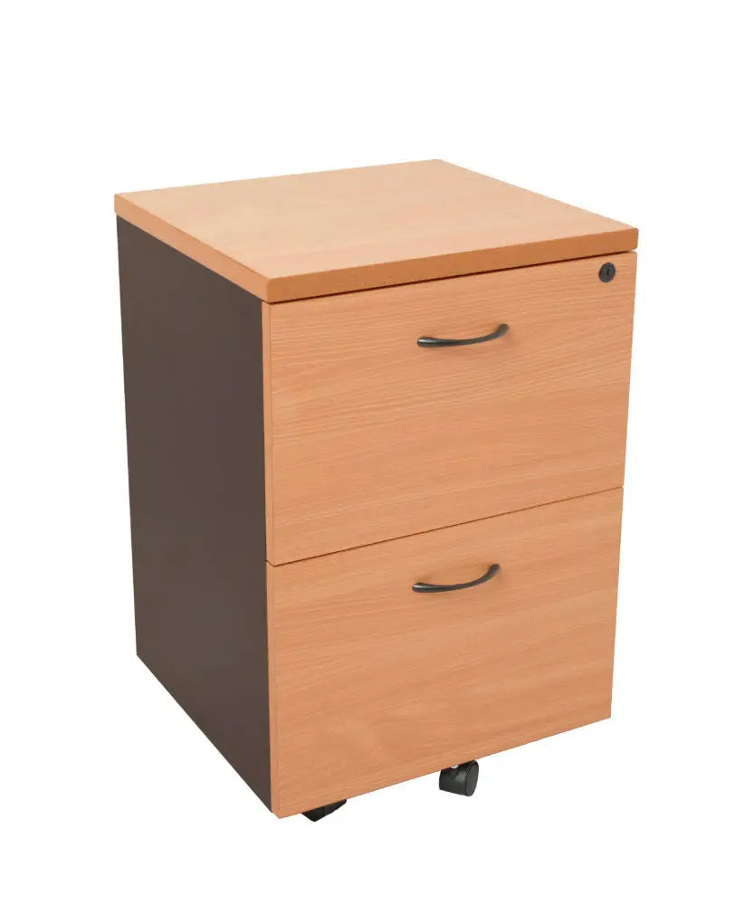 Matrix Mobile Pedestal 2 File Drawers - Office Furniture - Mclernons Business Base