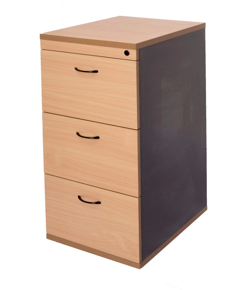 Matrix Three Drawer Filing Cabinet - Office Furniture - Mclernons Business Base