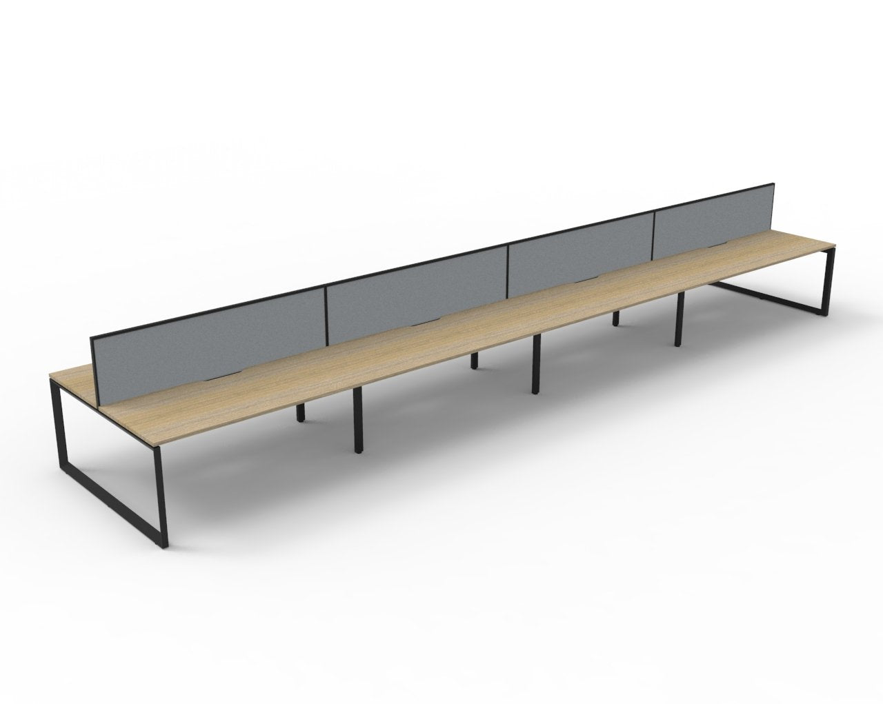 Helix Loop Back to Back 8 Person Workstation
