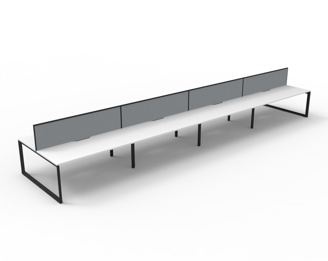 Helix Loop Back to Back 8 Person Workstation