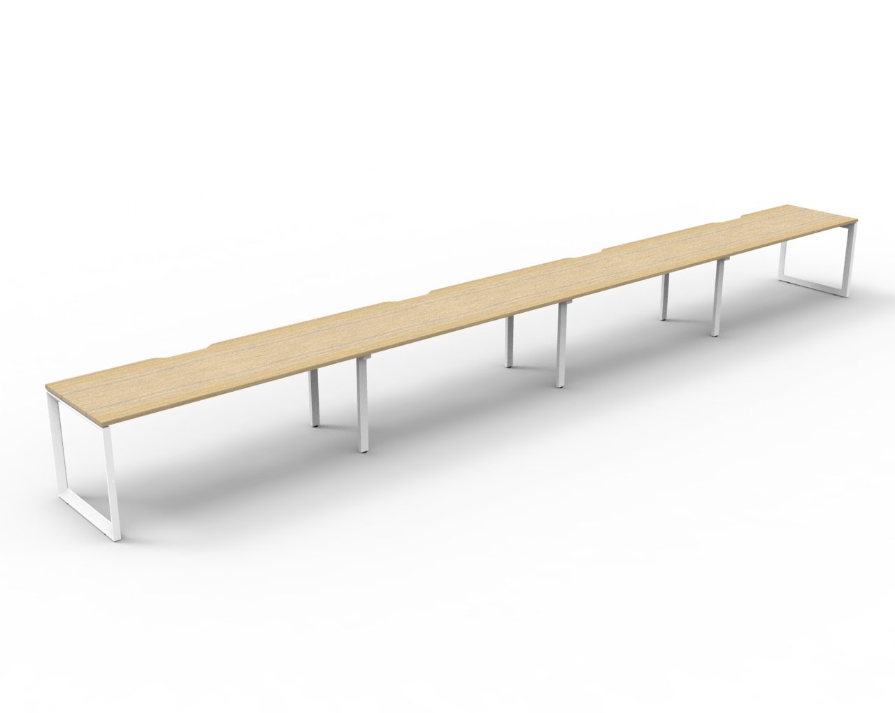 Helix Loop Side by Side 4 Person Workstation
