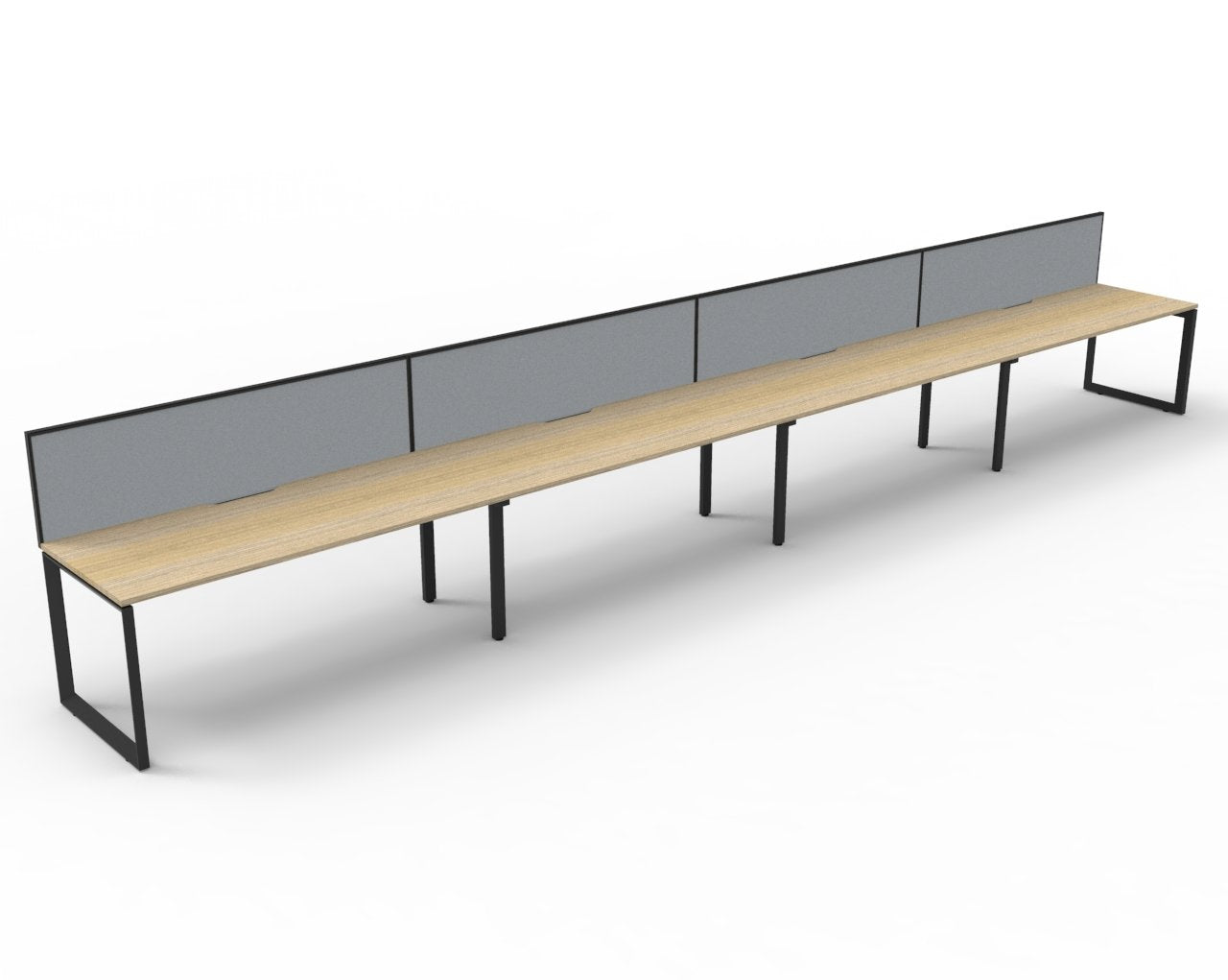 Helix Loop Side by Side 4 Person Workstation