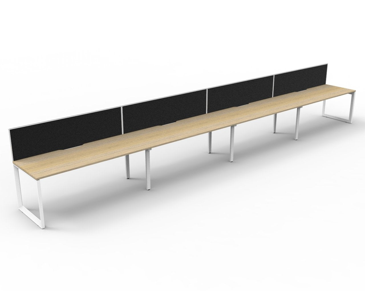 Helix Loop Side by Side 4 Person Workstation