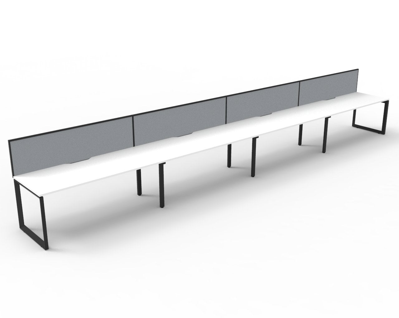 Helix Loop Side by Side 4 Person Workstation