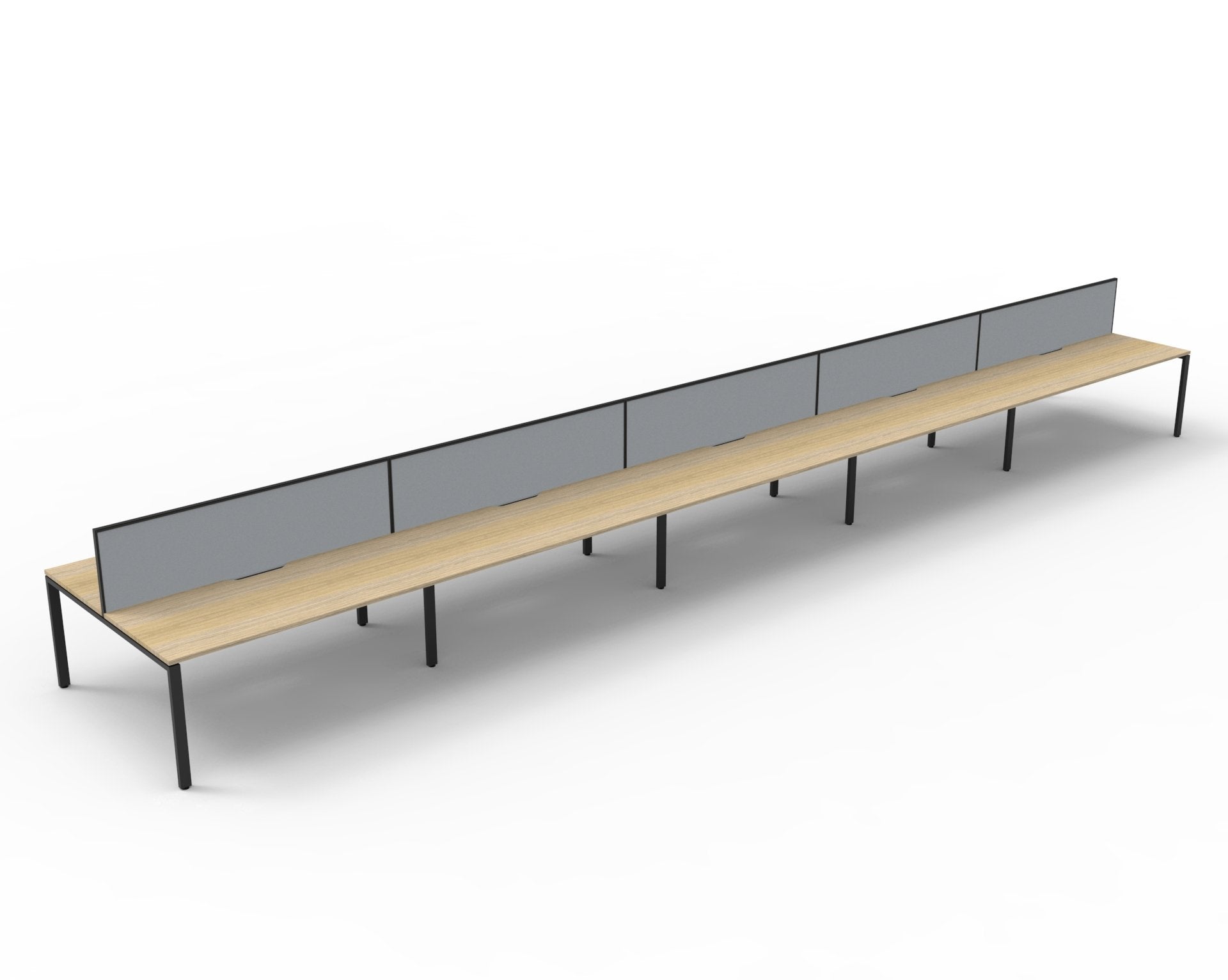 Helix Profile Back to Back 10 Person Workstation