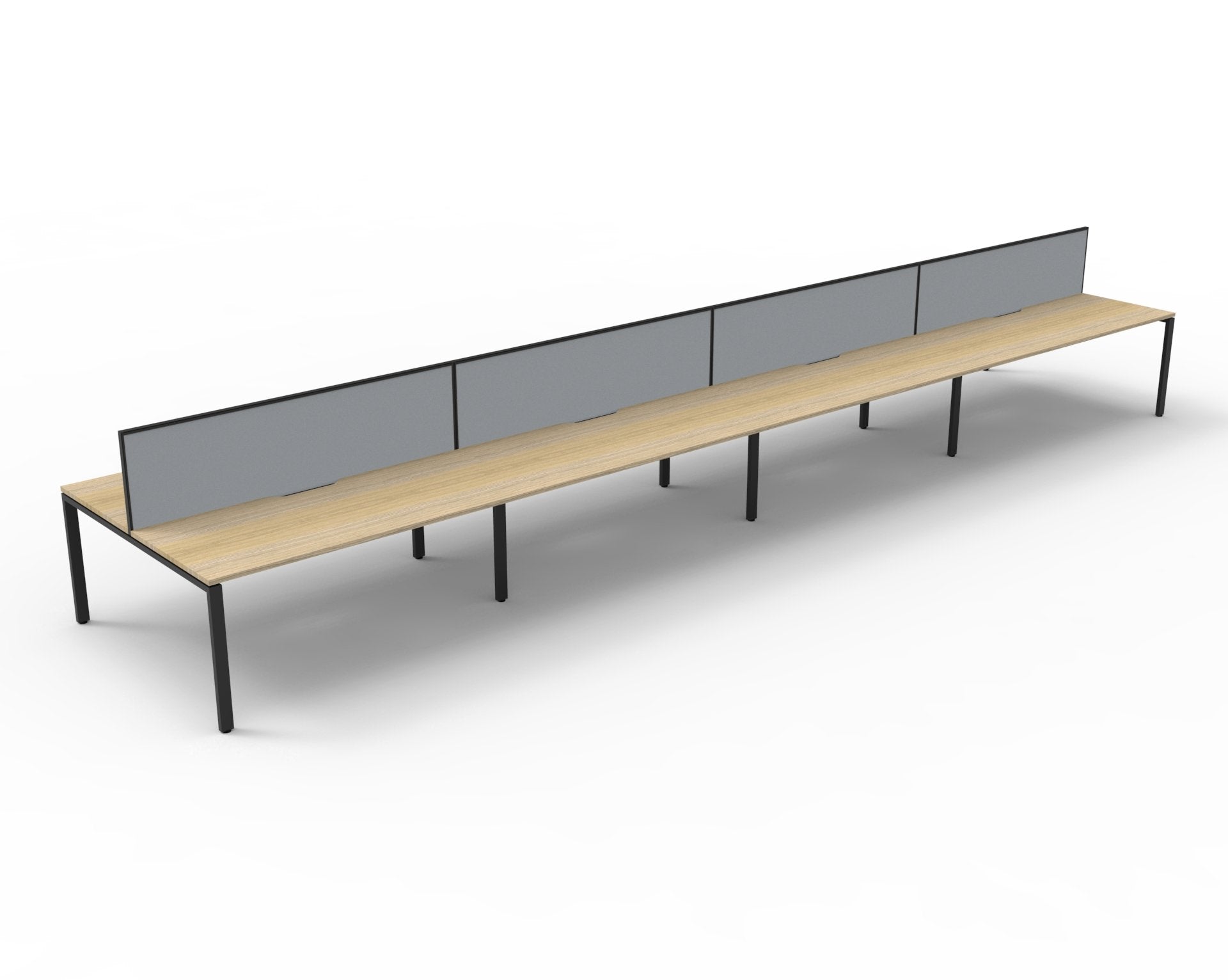 Helix Profile Back to Back 8 Person Workstation