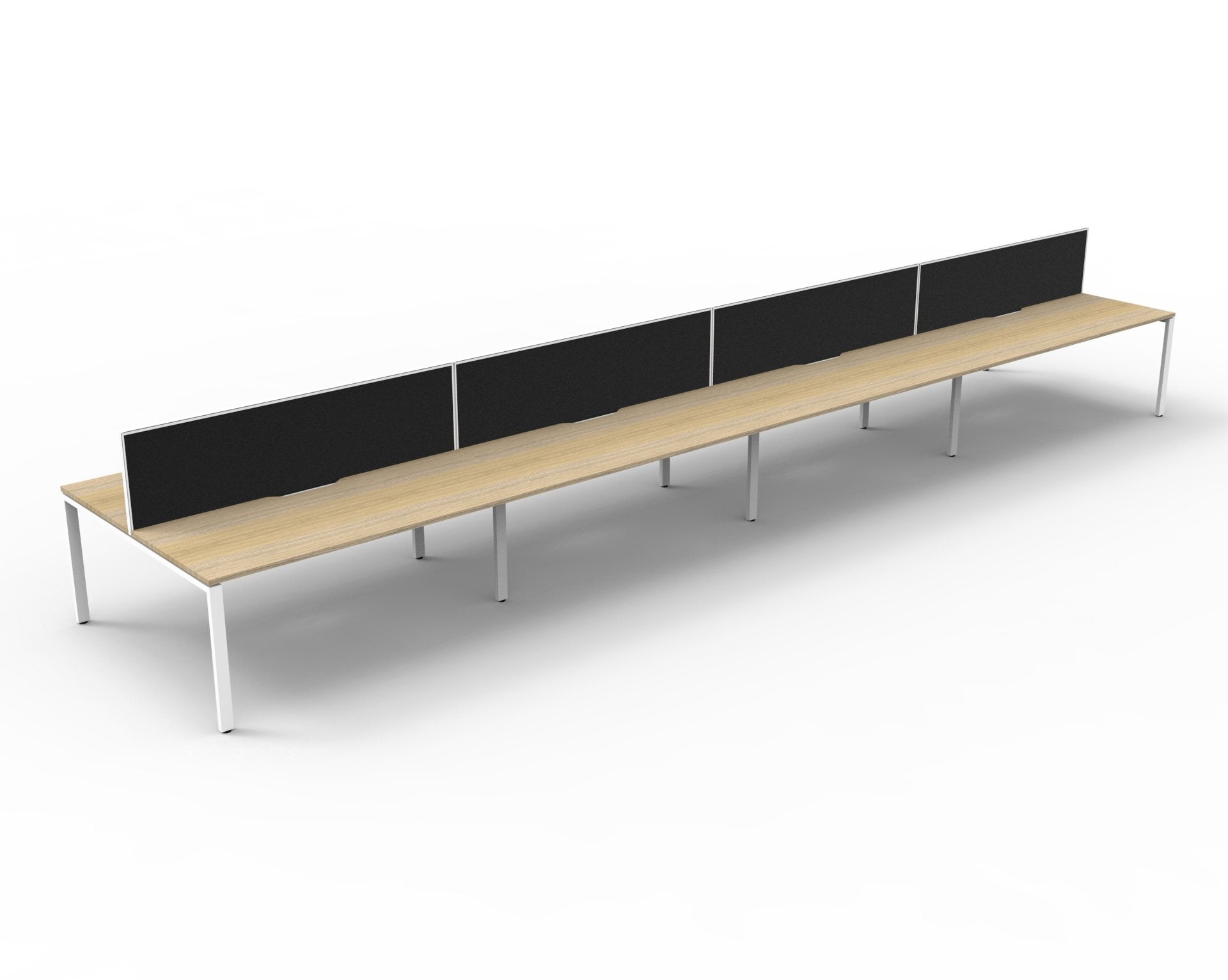 Helix Profile Back to Back 8 Person Workstation