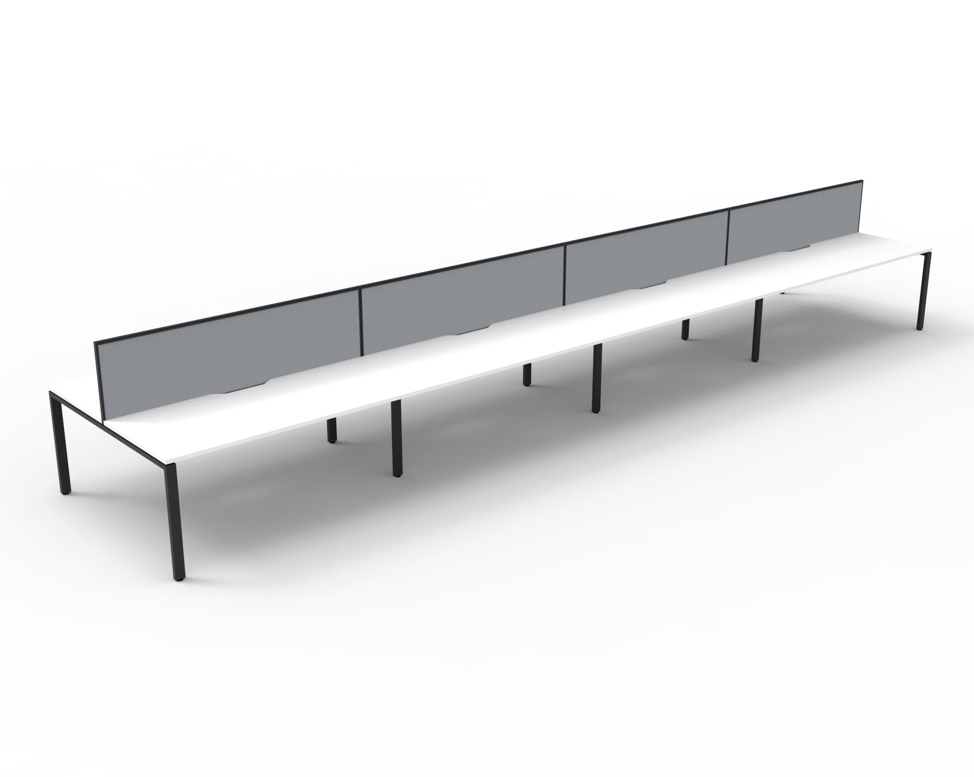 Helix Profile Back to Back 8 Person Workstation