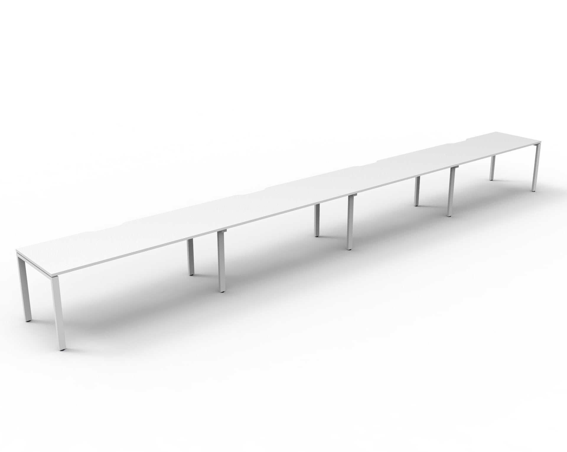 Helix Profile Side by Side 4 Person Workstation