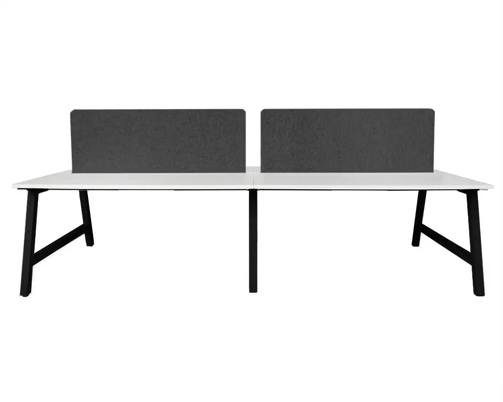 Pitch Back to Four Person Pod 1800 with Element Screens - Office Furniture - Mclernons Business Base