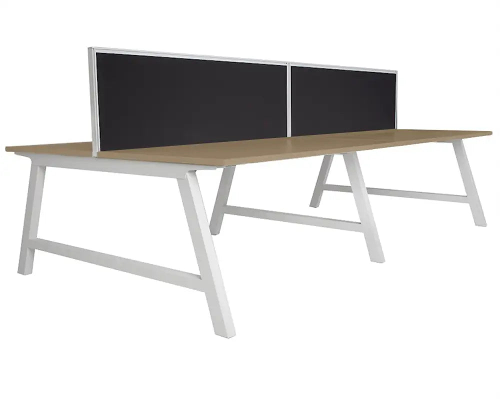 Pitch Back to Four Person Pod 1800 with Sector Screens - Office Furniture - Mclernons Business Base