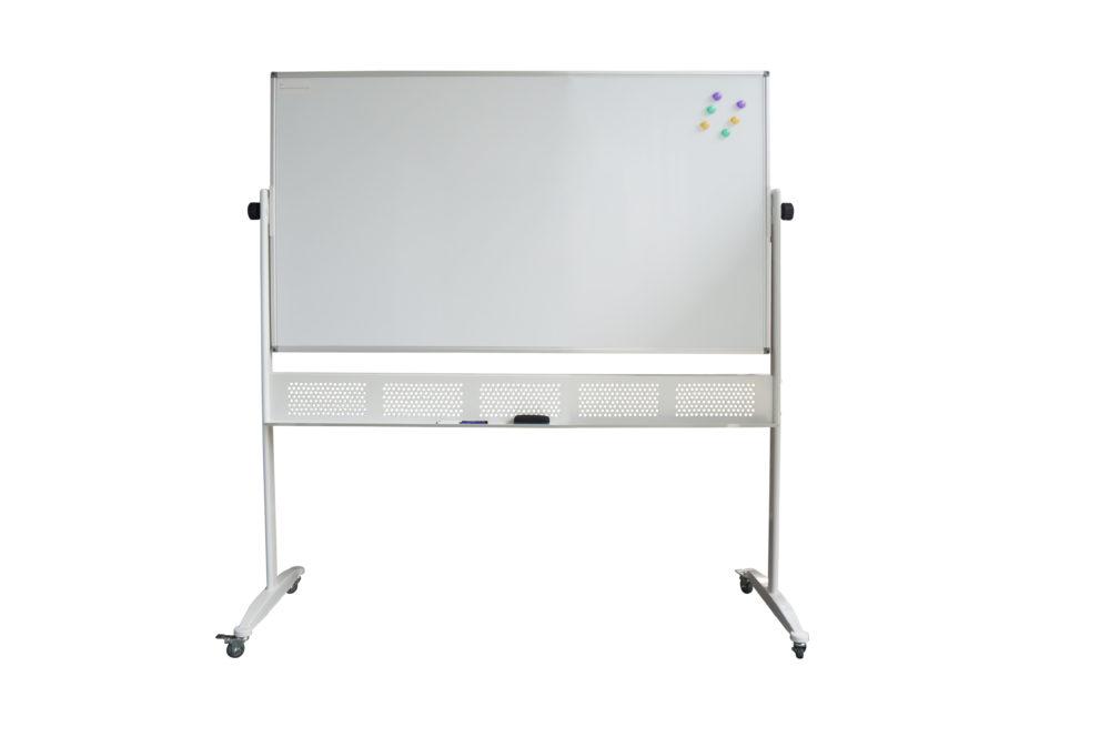 Porcelain Pivoting Mobile Whiteboard 1800 x 1200