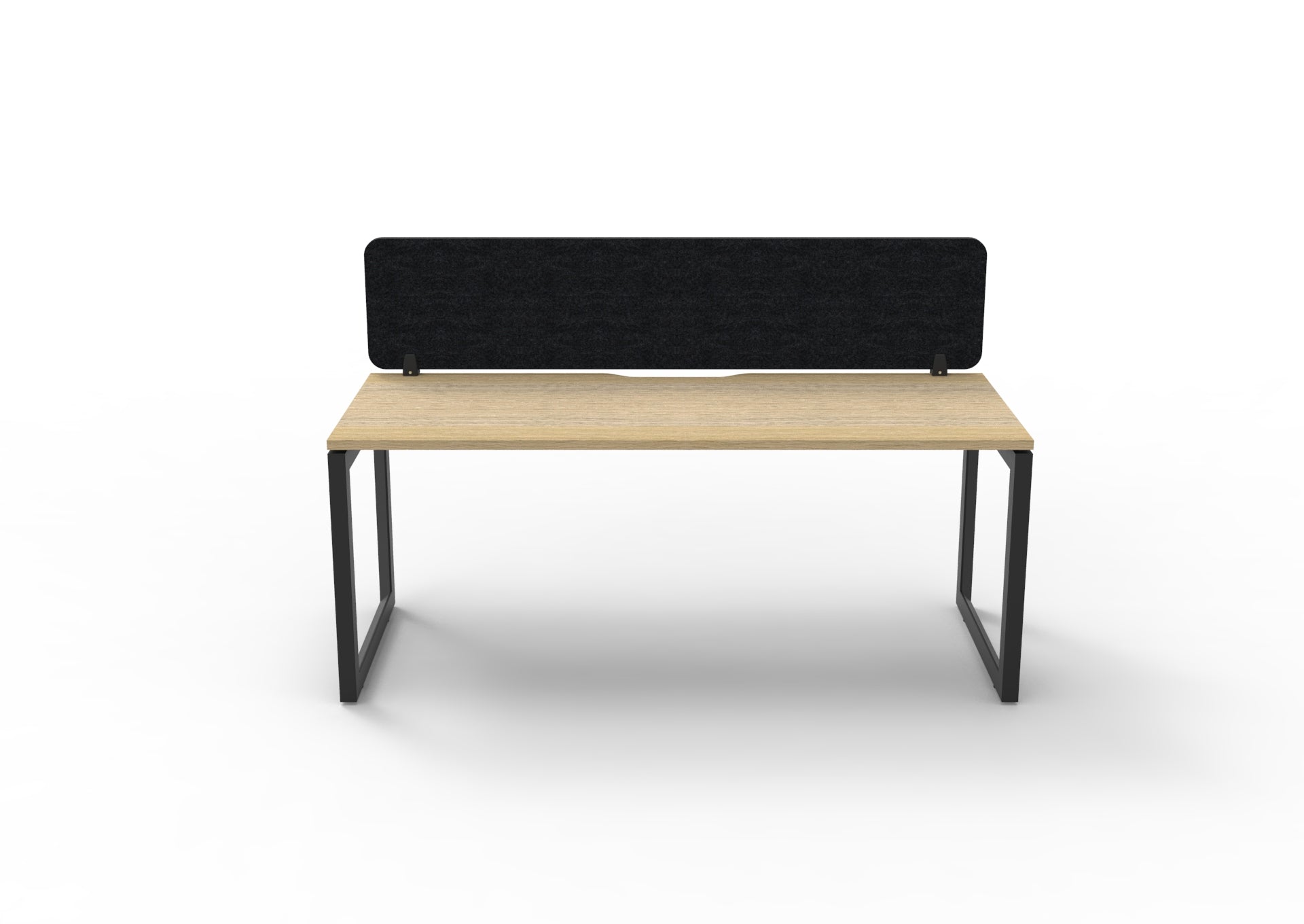 Helix Loop Straight Desk With Eco Screen