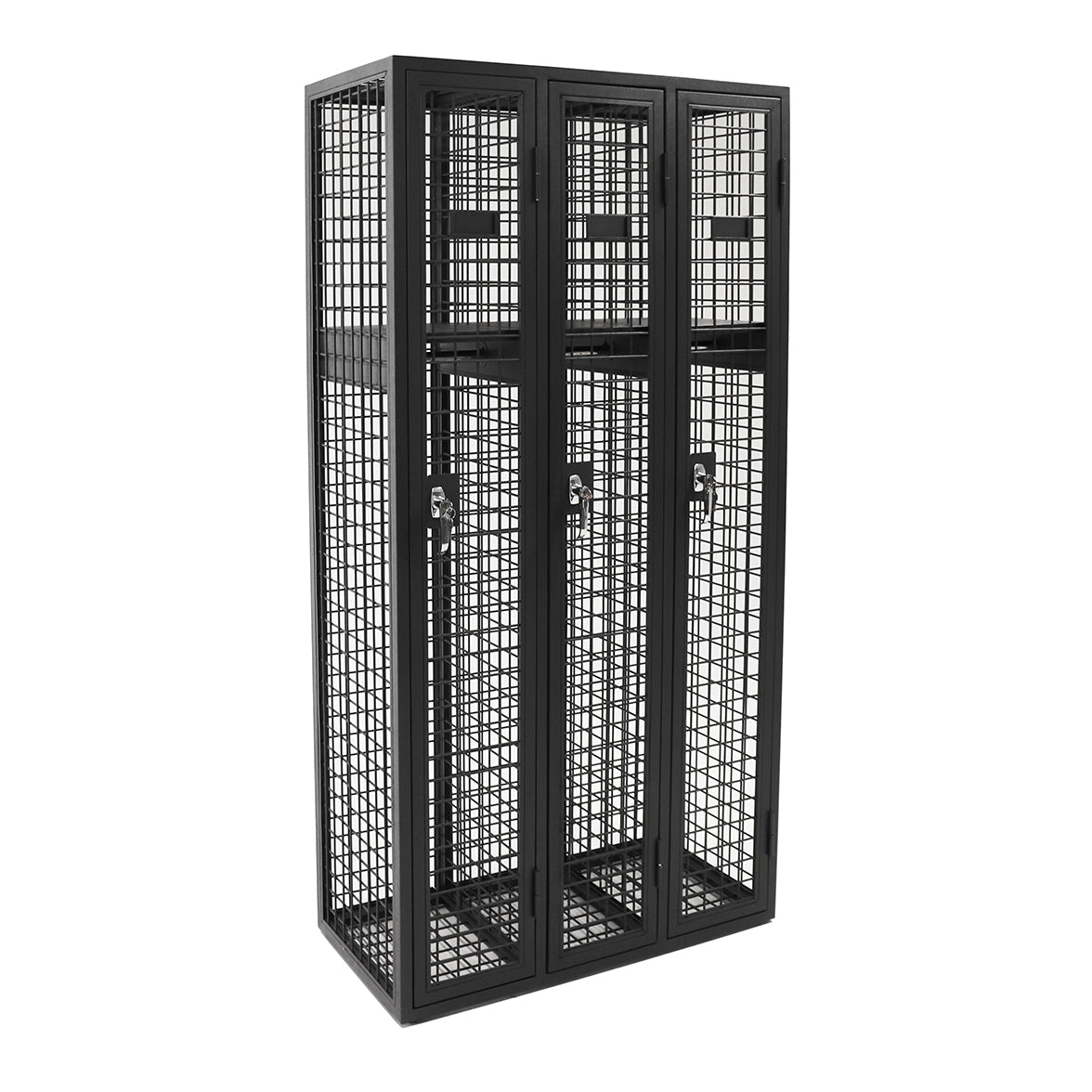 Mesh Guard Three Door Locker 