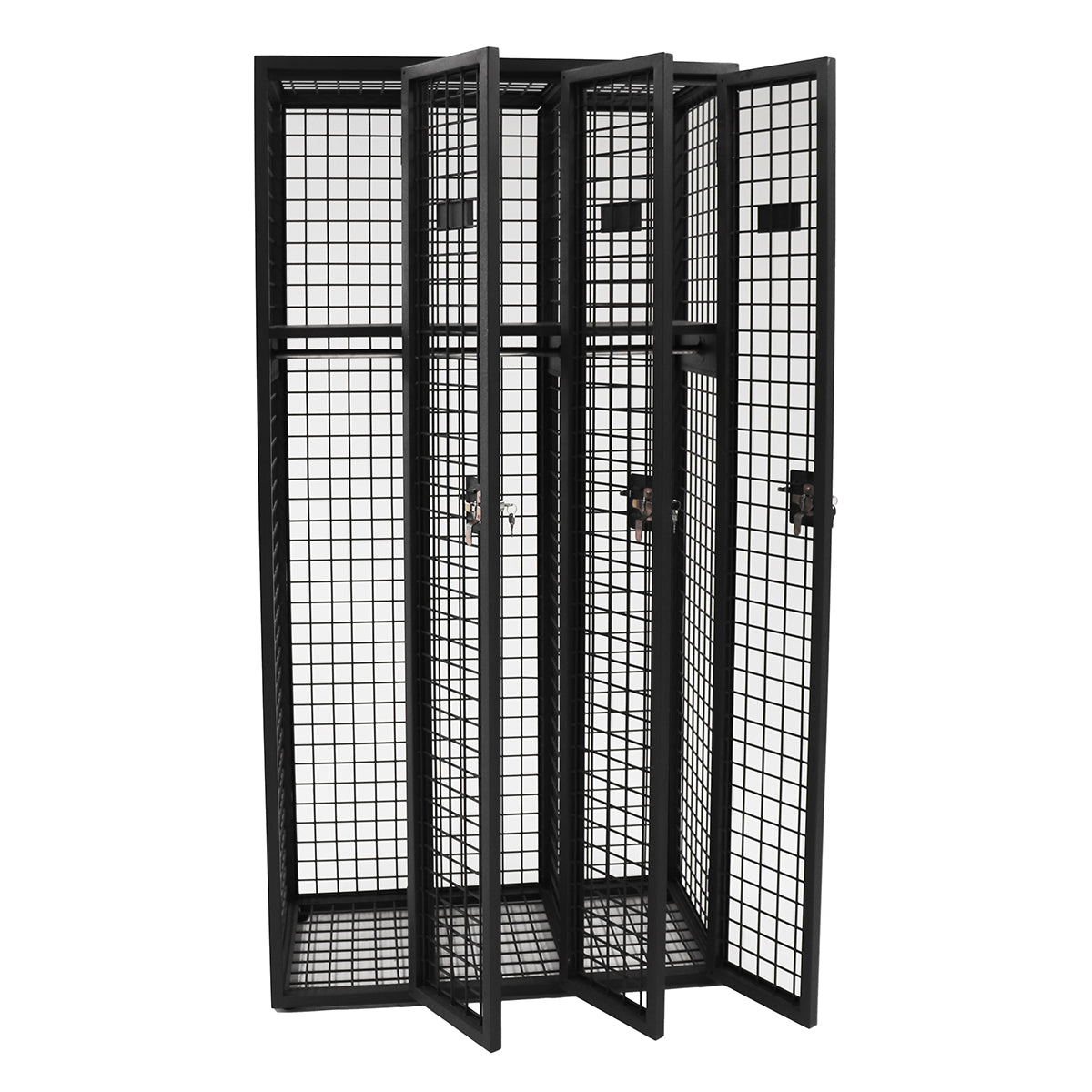 Mesh Guard Three Door Locker 